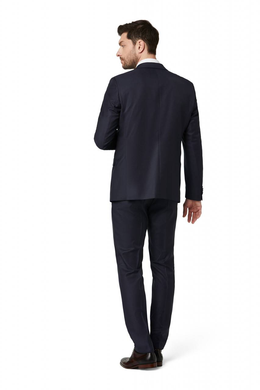Digel Abito blu slim fit digel lana reda super 110'S Nuovo