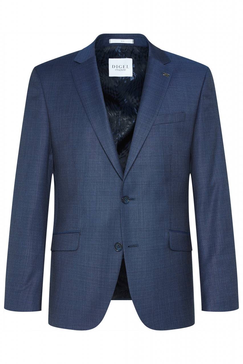 Digel Abito bluette slim fit digel lana stretch zignone Spedizione Gratuita
