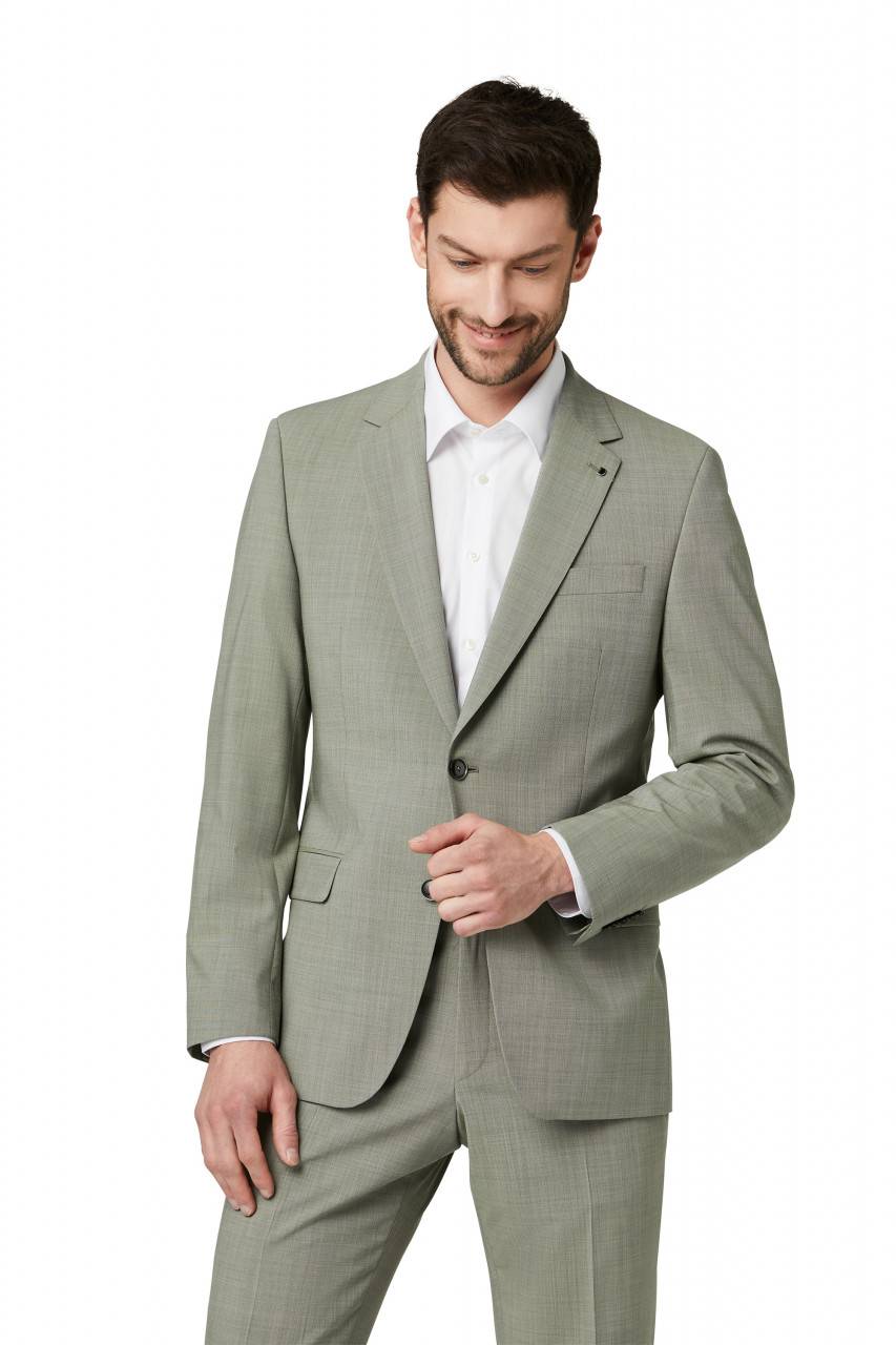 Digel Abito verde chiaro digel lana stretch marzotto drop sei modern fit Qualità Garantita