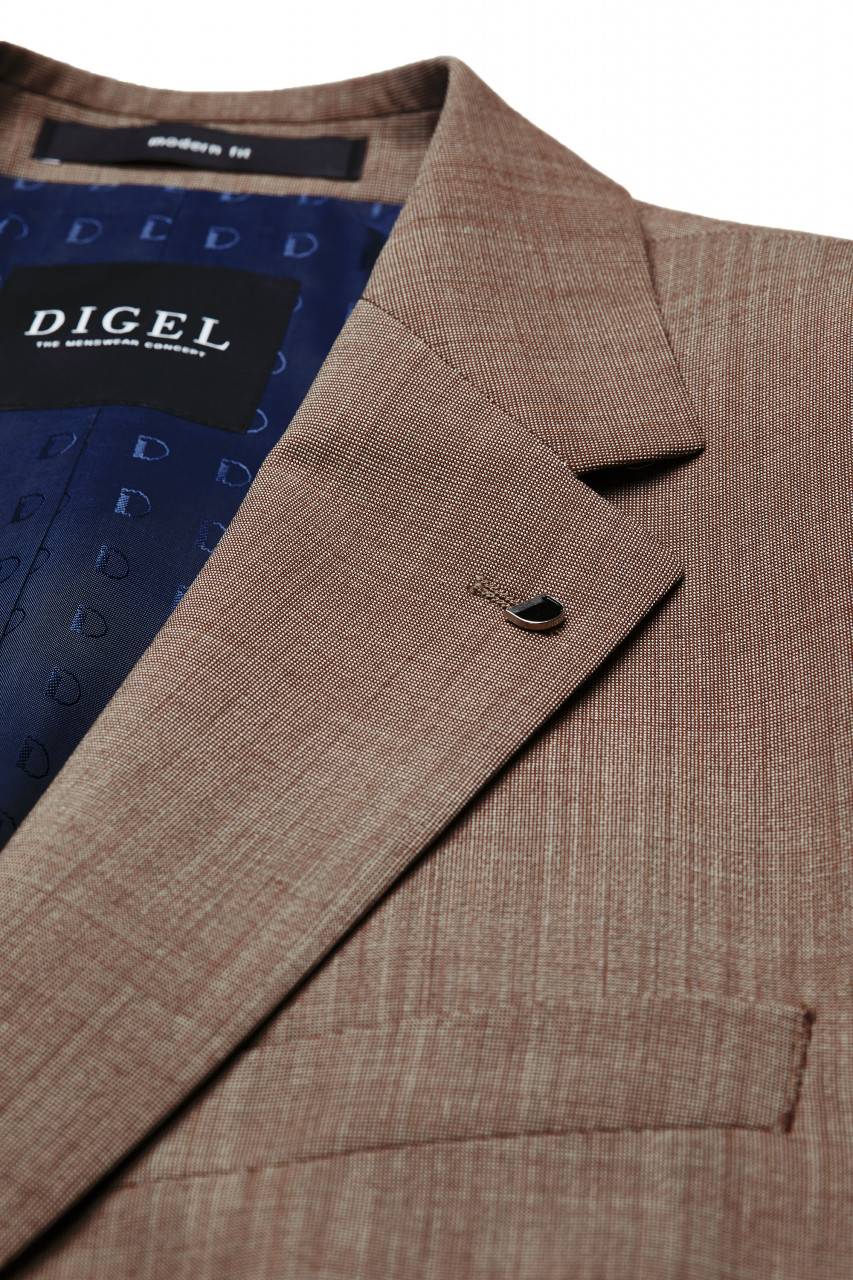 Digel Abito tabacco digel lana stretch marzotto drop sei modern fit Negozi Online