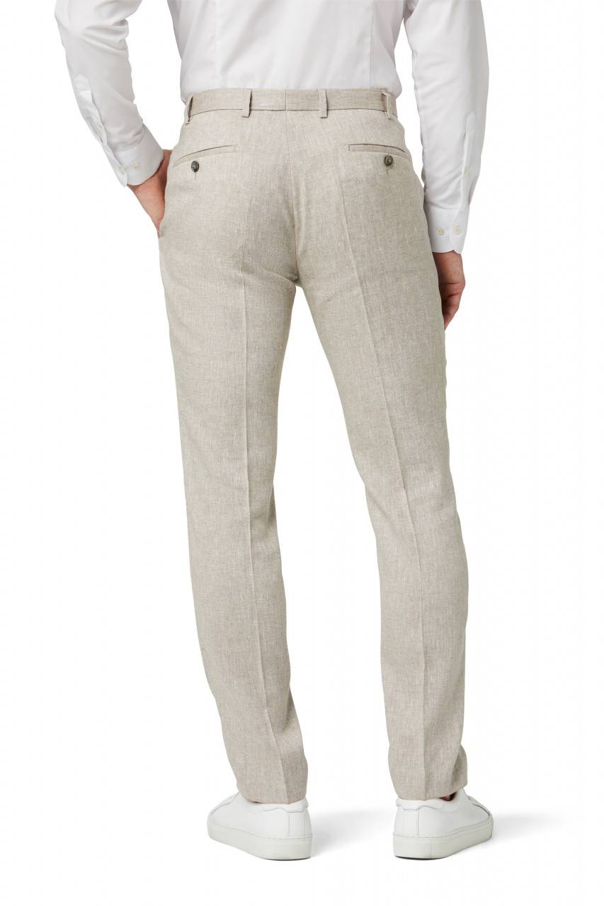 Digel Abito digel stile vintage slim fit beige in misto lino Consegna Veloce