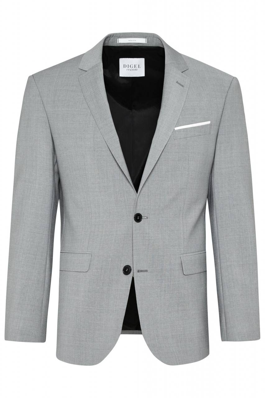 Digel Abito slim fit digel grigio chiaro misto lana bi-stretch Promozione Limitata