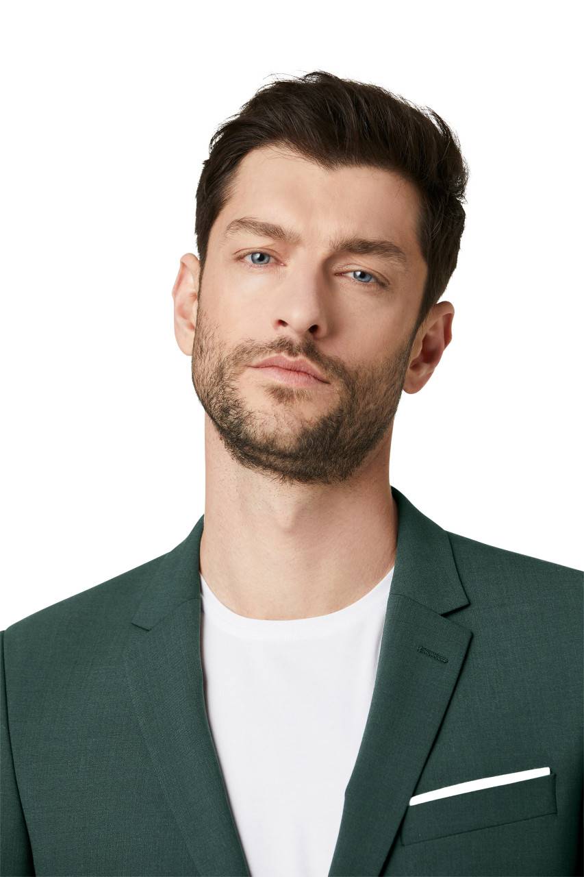 Digel Abito slim fit digel verde misto lana bi-stretch Fino Al -60%