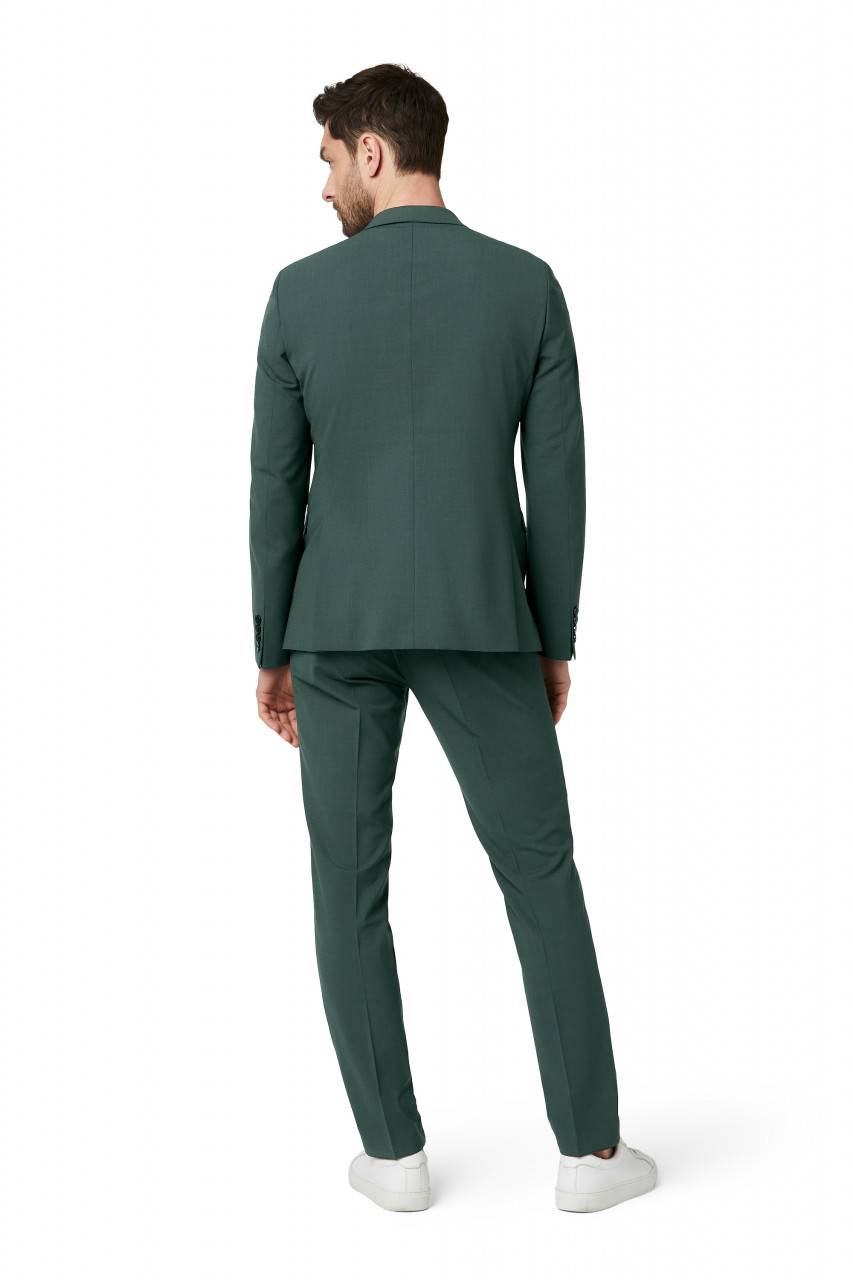 Digel Abito slim fit digel verde misto lana bi-stretch Fino Al -60%