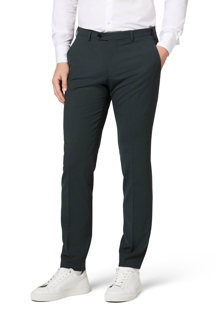 Digel Abito slim fit digel verde misto lana bi-stretch Fino Al -60%