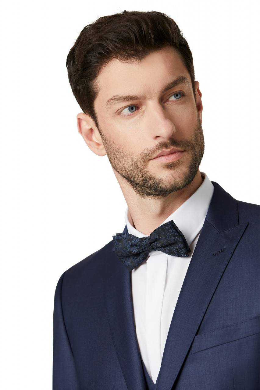 Digel Abito slim fit elegante digel blu marine con gilet Shopping Online