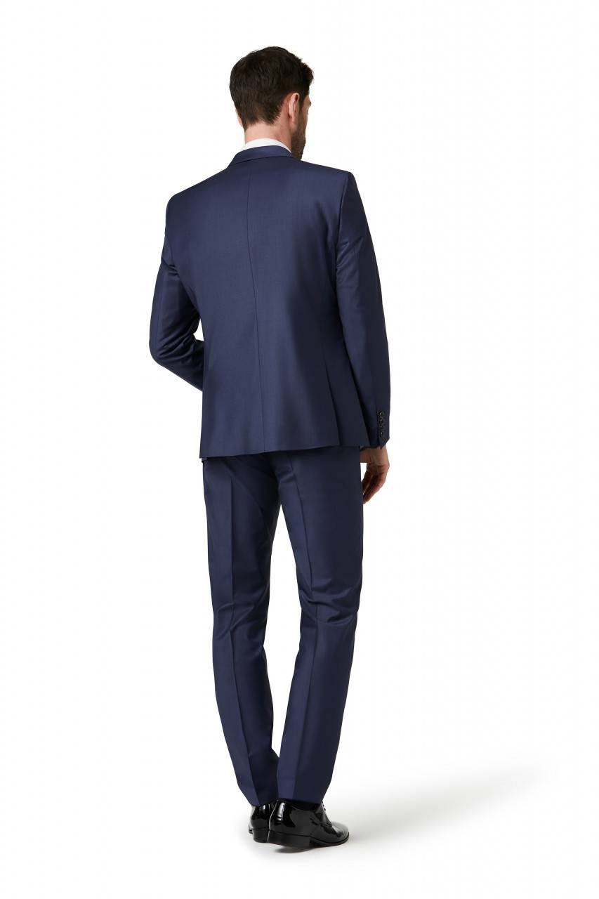 Digel Abito slim fit elegante digel blu marine con gilet Shopping Online