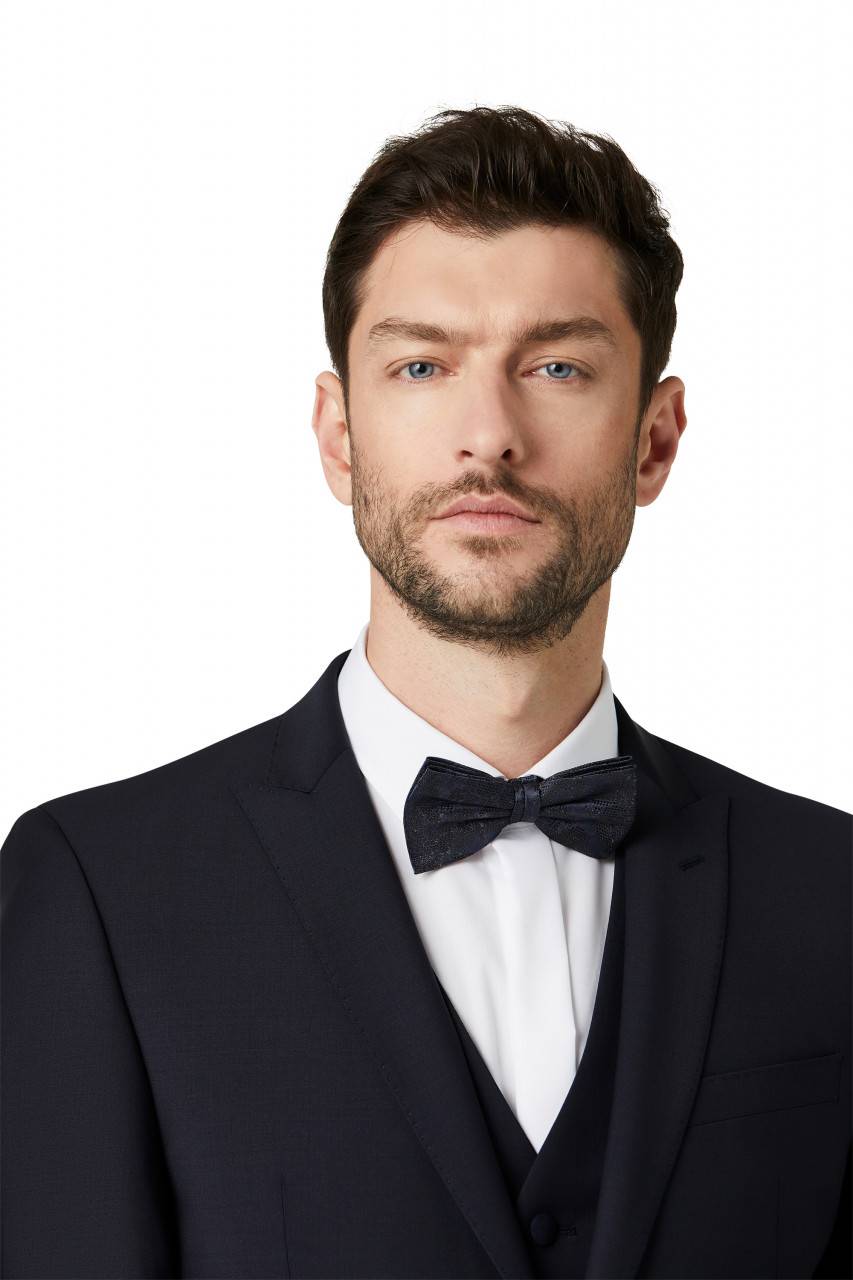 Digel Abito slim fit elegante digel blu scuro con gilet Affare Del Giorno