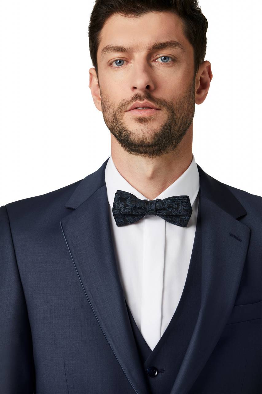 Digel Abito elegante digel blu marine con panciotto drop quattro corto Prezzo Ridotto