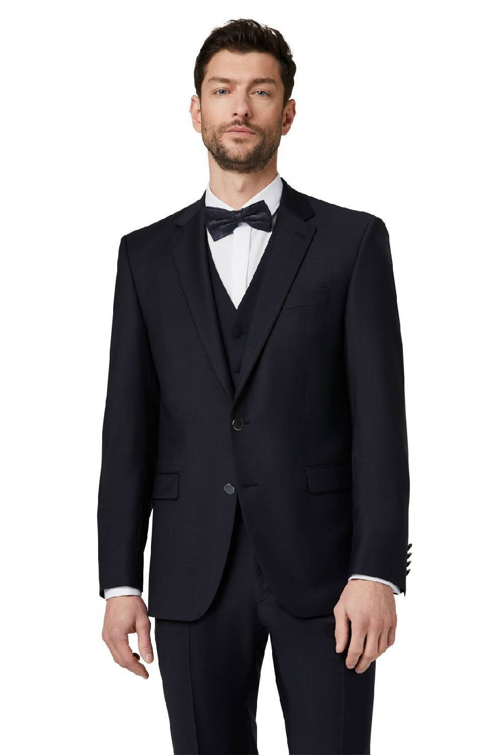 Digel Abito elegante digel blu scuro con panciotto drop quattro corto Sottocosto