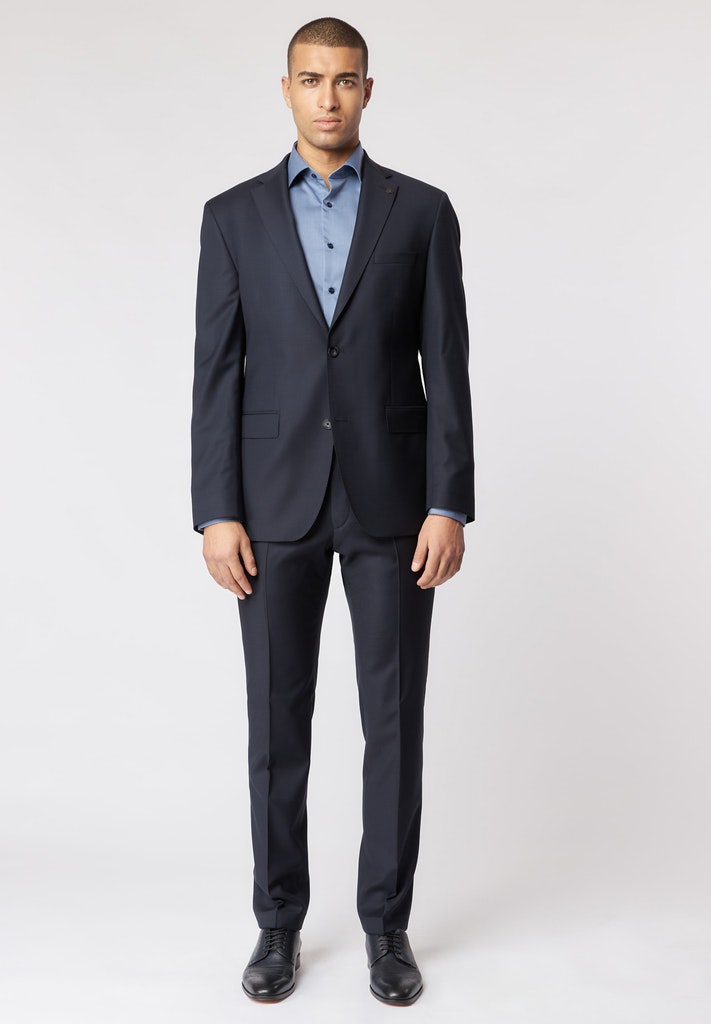 Roy Robson Abito blu scuro roy robson lana cerruti drop quattro corto Offerta