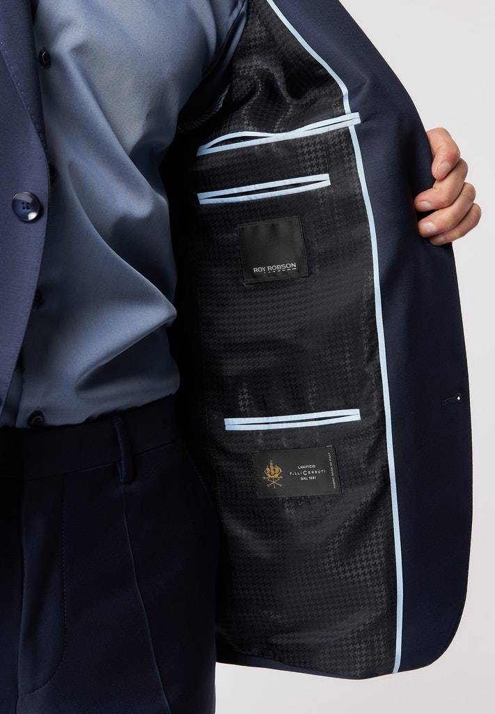 Roy Robson Abito blu navy roy robson lana cerruti drop quattro corto Economico