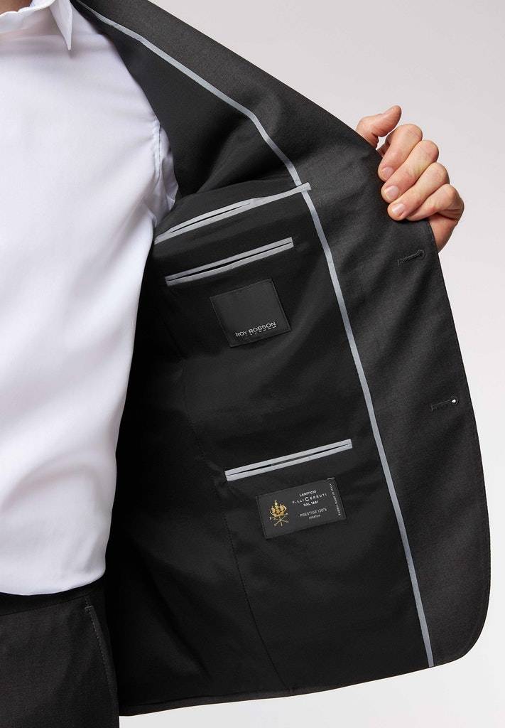 Roy Robson Abito grigio scuro roy robson in lana cerruti stretch drop sei regular fit Online
