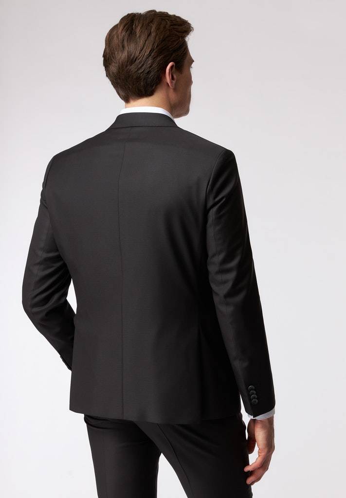 Roy Robson Abito nero roy robson in lana cerruti stretch drop sei regular fit Outlet