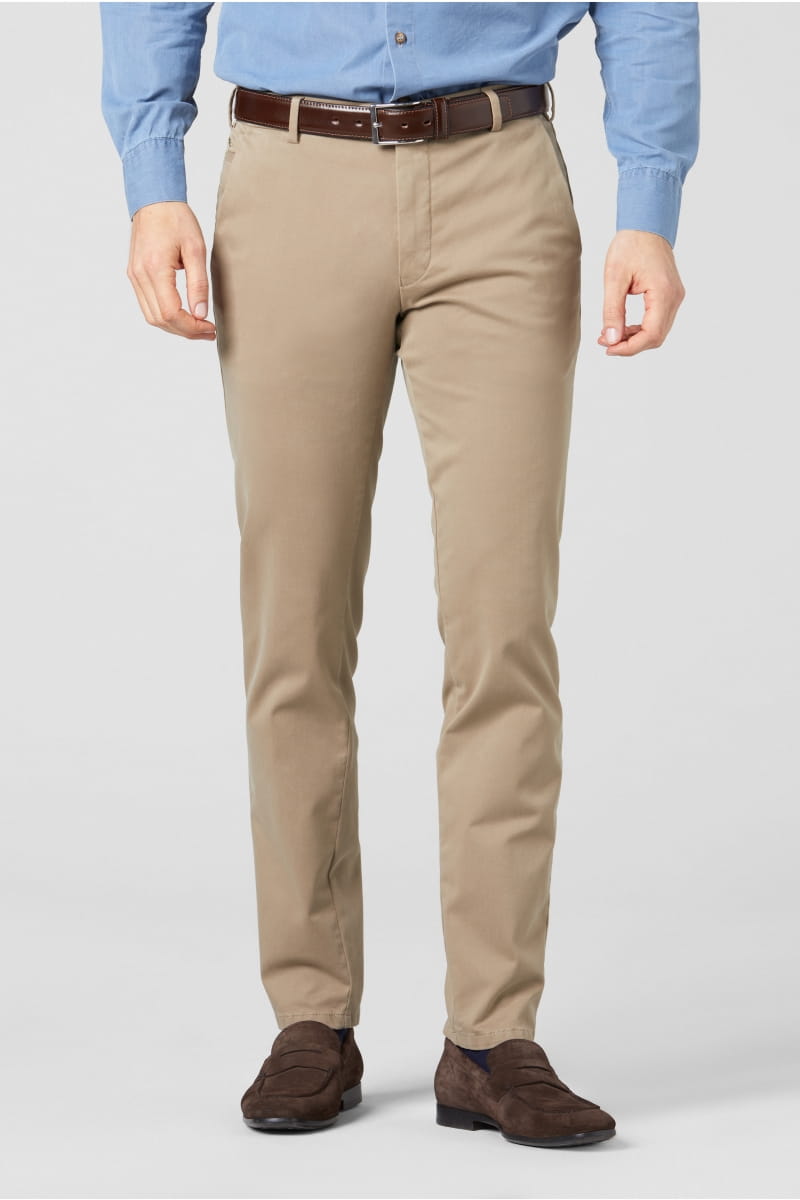 Meyer Pantalone meyer in cotone pima stretch modern fit Saldi