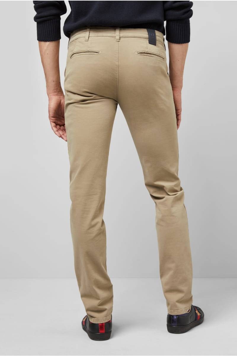 Meyer Pantalone regular fit beige cotone bio stretch m5 by meyer Offerte