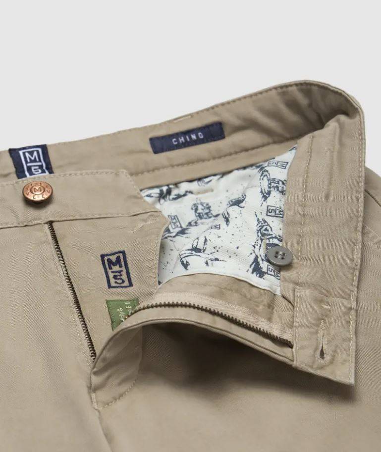 Meyer Pantalone regular fit beige cotone bio stretch m5 by meyer Offerte