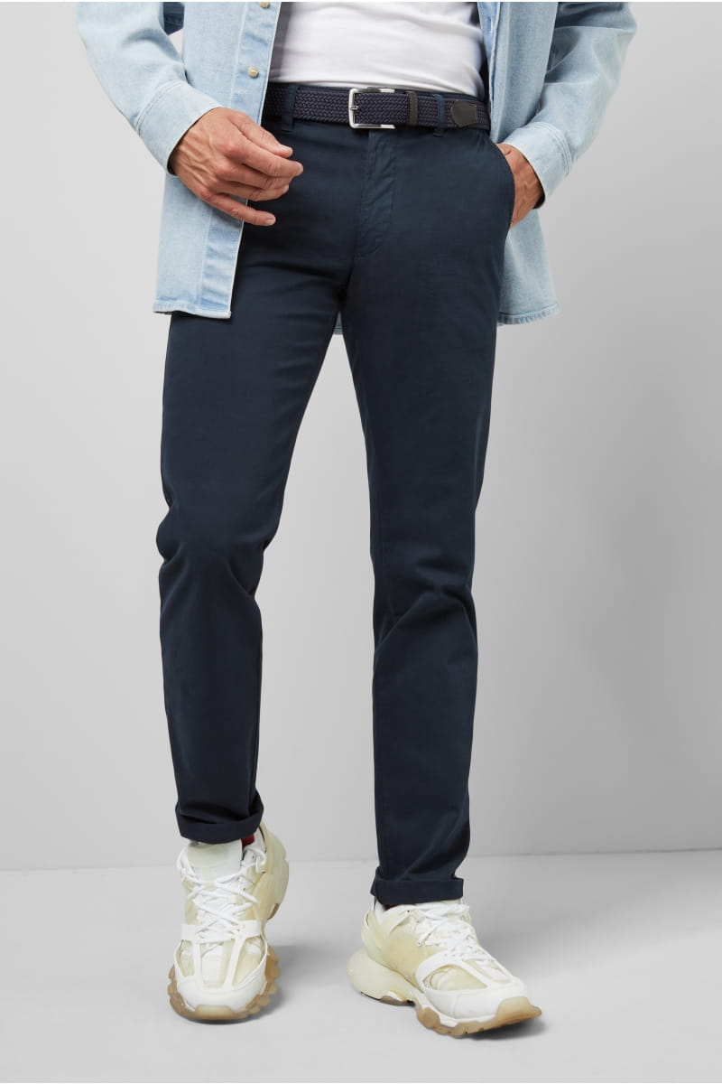 Meyer Pantalone regular fit blu cotone bio stretch m5 by meyer Hotsell