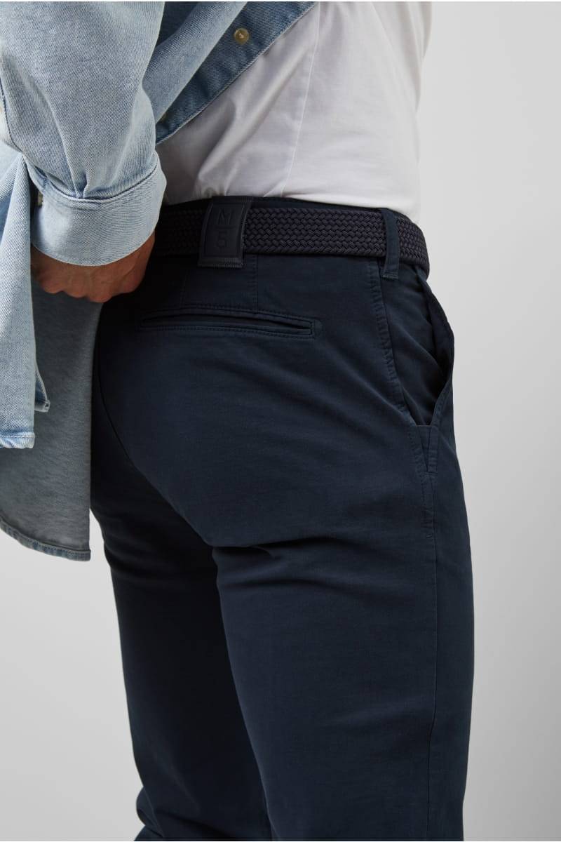 Meyer Pantalone regular fit blu cotone bio stretch m5 by meyer Hotsell