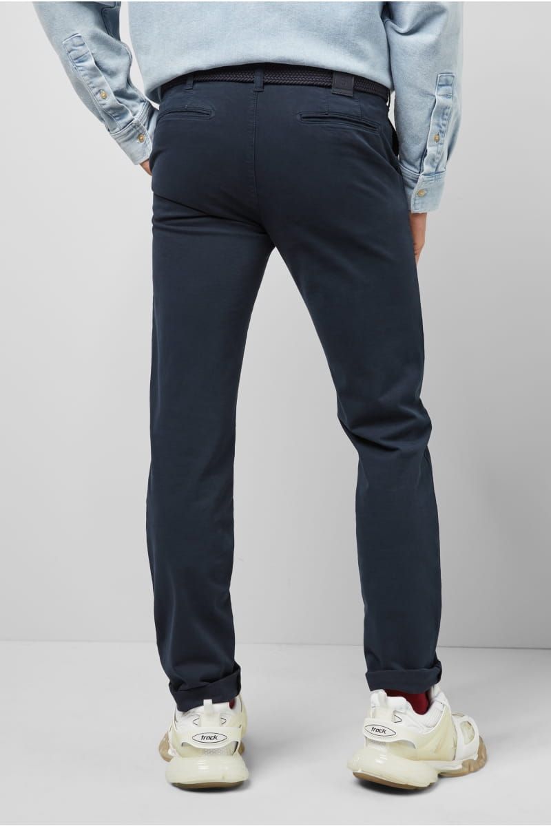 Meyer Pantalone regular fit blu cotone bio stretch m5 by meyer Hotsell