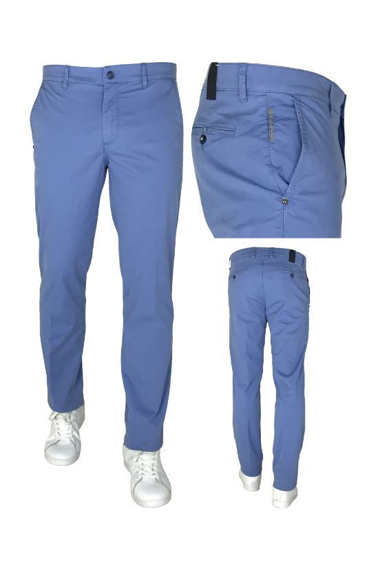 Sea Barrier Pantalone blu sea barrier cotone piquet stretch stone wash Nuova