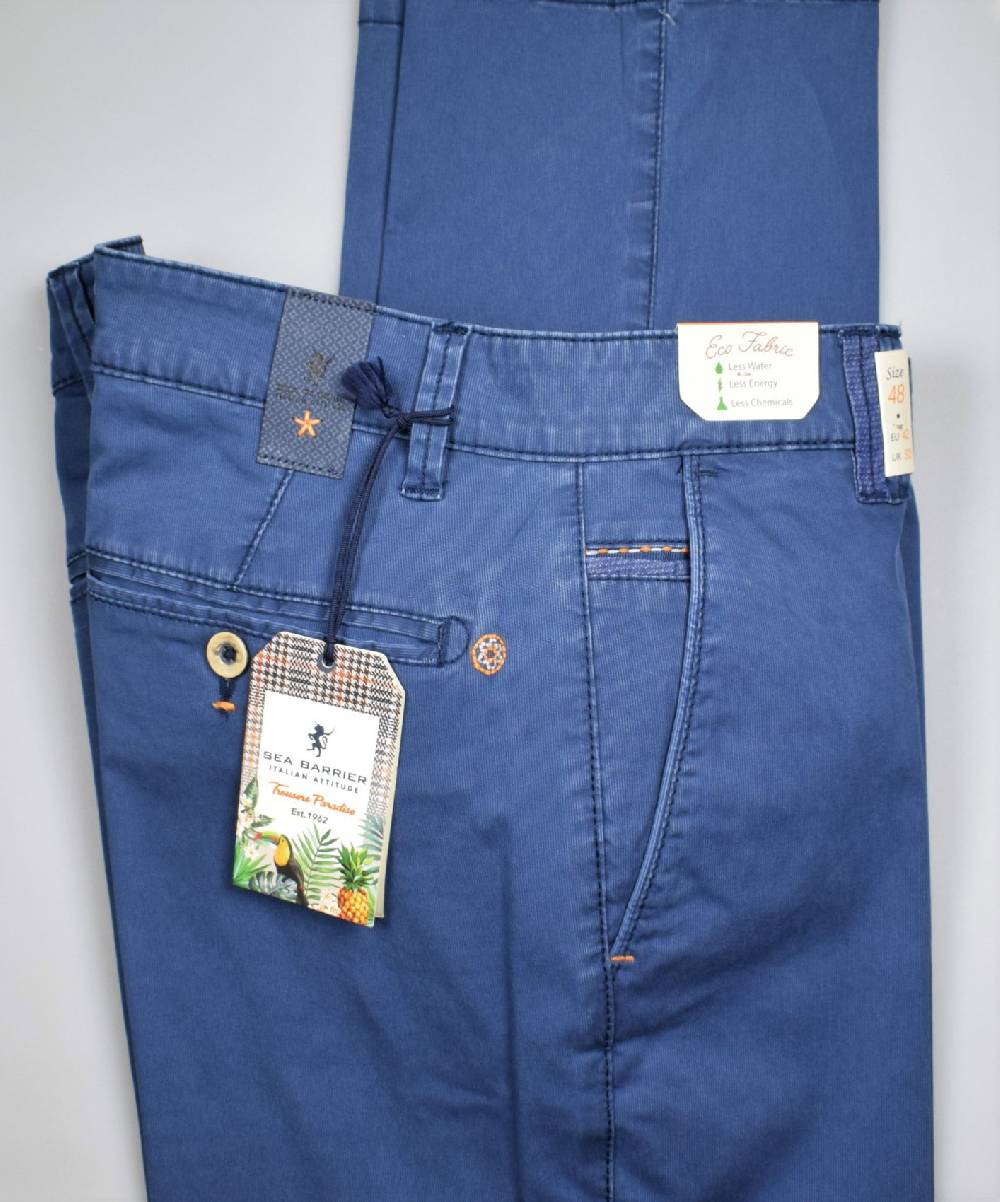 Sea Barrier Pantalone blu chiaro regular fit sea barrier in cotone stretch Offerta esclusiva
