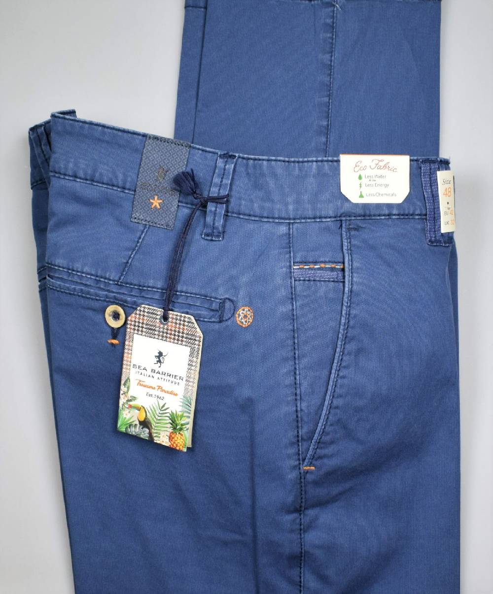Sea Barrier Pantalone blu chiaro regular fit sea barrier in cotone stretch Offerta esclusiva
