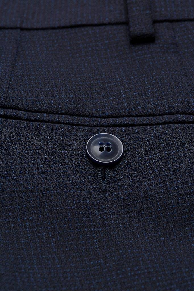 Digel Pantalone blu a quadretti digel in pura lana Offerta San Valentino