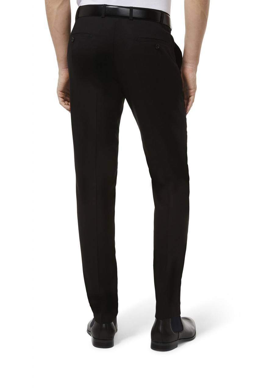 Digel Move Pantalone nero slim fit digel move misto viscosa e poliestere Offerta Anniversario