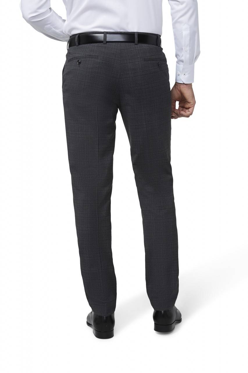 Digel Pantalone digel grigio fantasia principe di galles drop sei modern fit Offerta migliore