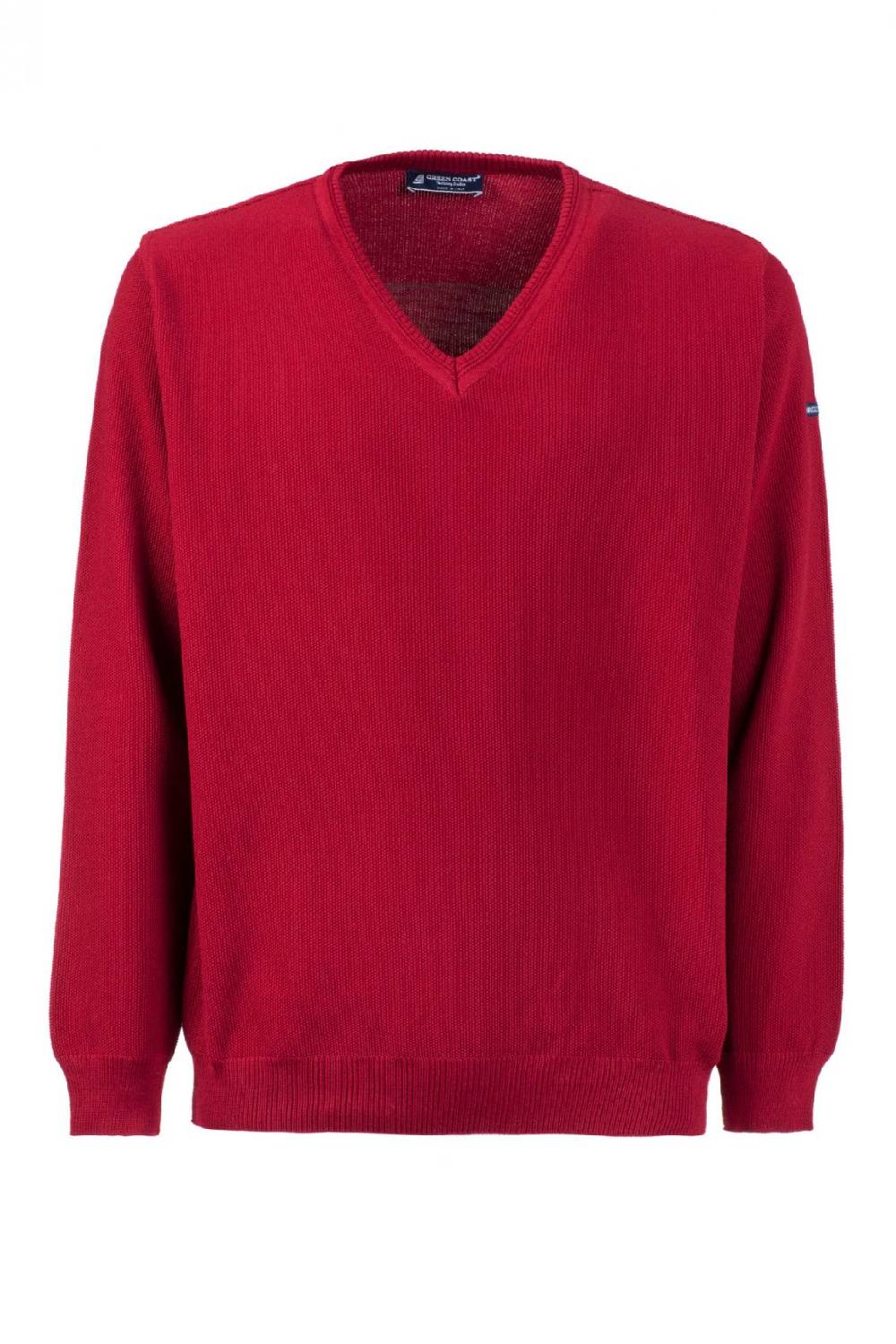 Green Coast Pullover bordò green coast modern fit made in italy Grandi sconti