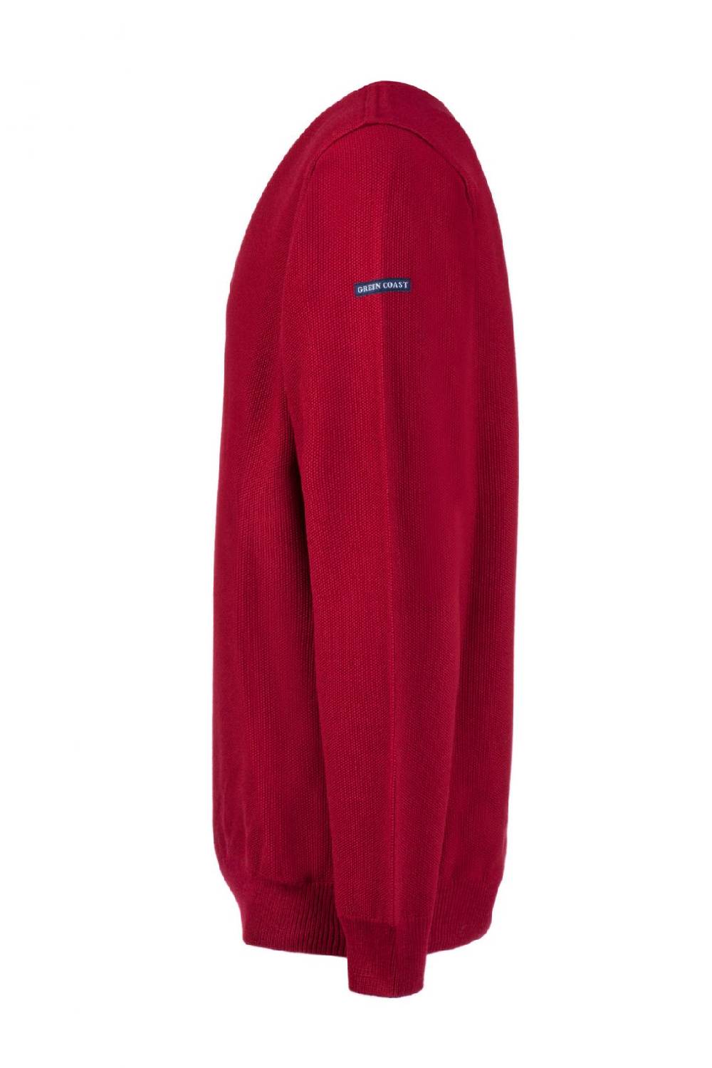 Green Coast Pullover bordò green coast modern fit made in italy Grandi sconti