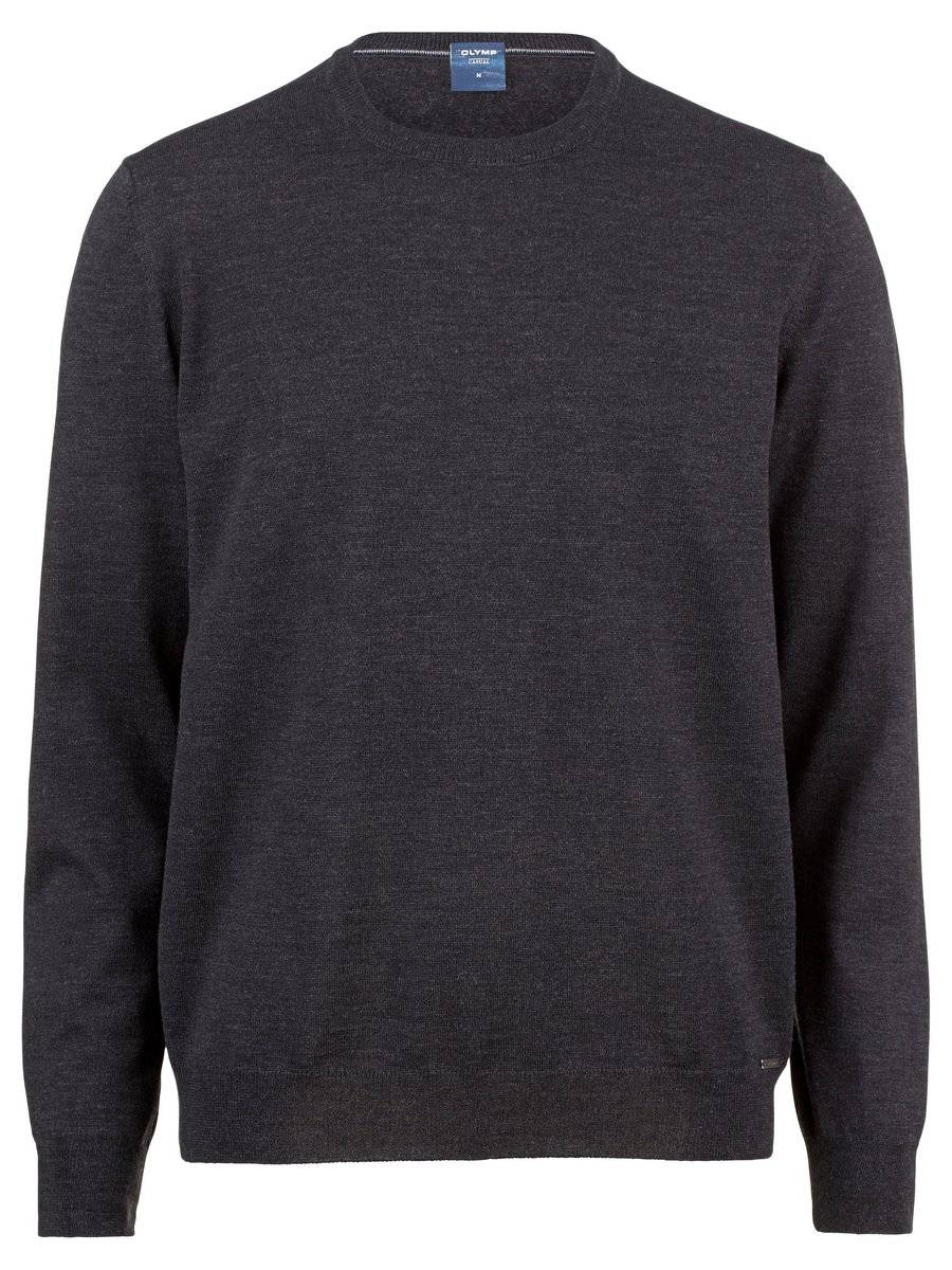 Olymp Maglione giro collo olymp in lana pettinata merino extra fine Liquidazione