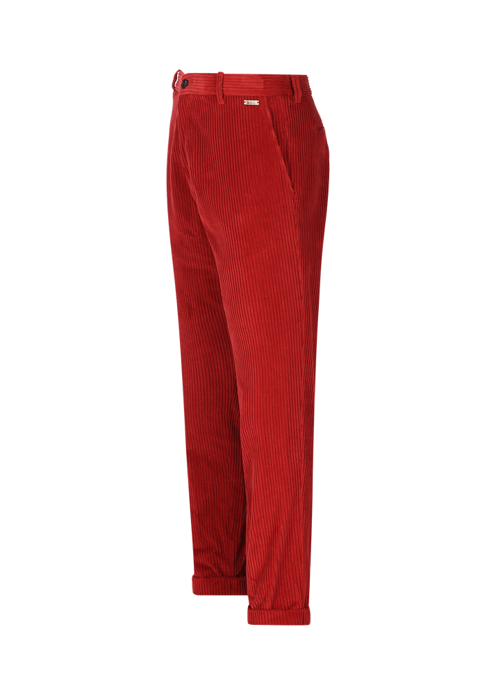 Luis Trenker Pantaloni chino in velluto a coste Lubruneu In Linea