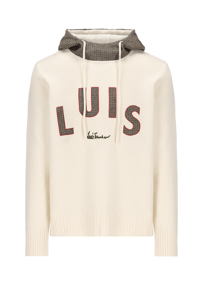 Luis Trenker Pullover lavorato a maglia con cappuccio Luwilfried Pezzi Unici