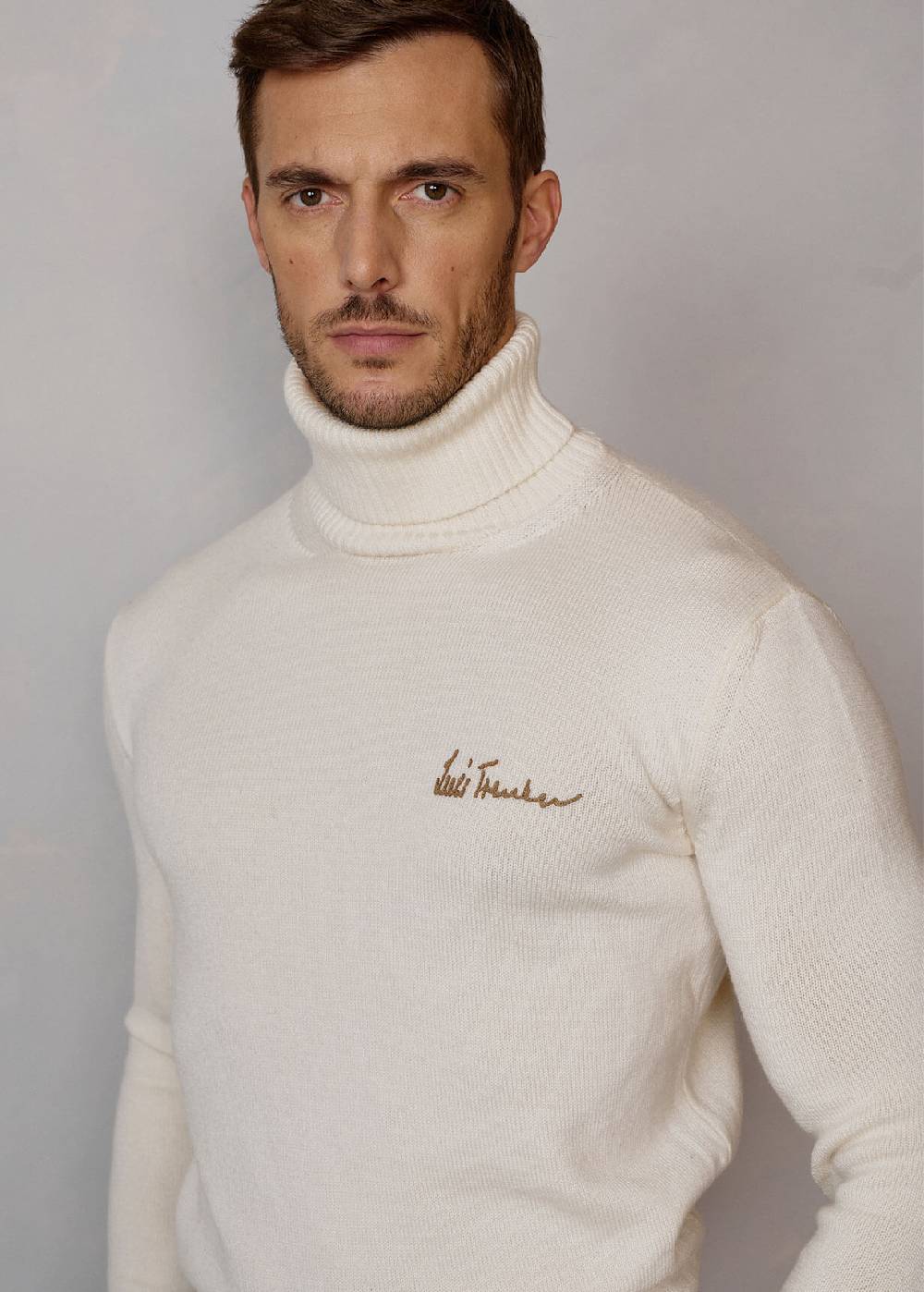 Luis Trenker Pullover a collo alto in lana merino Luwalbert Soddisfazione Garantita
