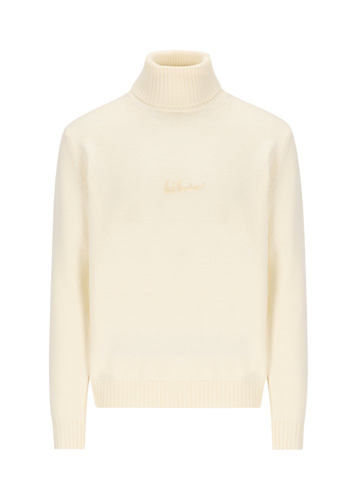 Luis Trenker Pullover a collo alto in lana merino Luwalbert Soddisfazione Garantita
