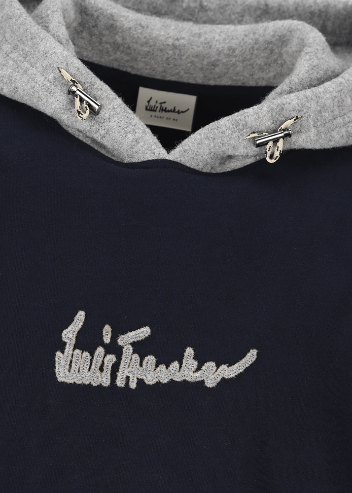 Luis Trenker Pullover con cappuccio e logo Luphilipp Qualità Garantita