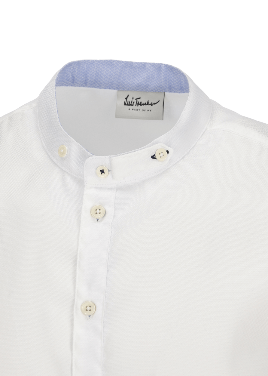 Luis Trenker Camicia con colletto alla coreana modello Lubernet Acquista Ora