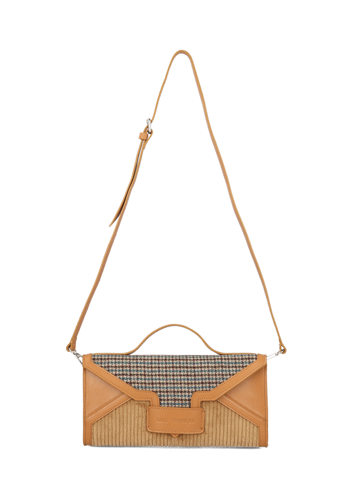 Luis Trenker Clutch in mix di materiali Lubrief Economico