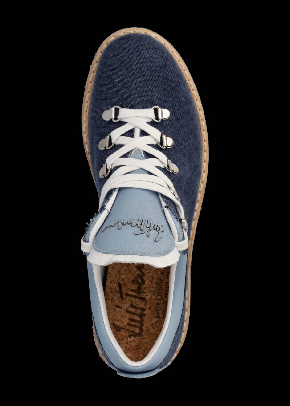 Luis Trenker Scarpa stringata in tela e pelle modello Lulea Promozione Limitata