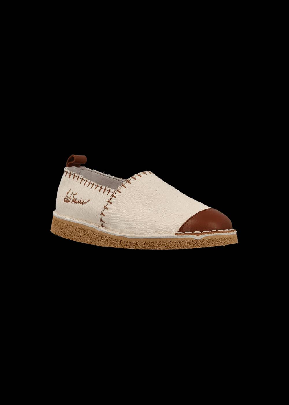 Luis Trenker Espadrillas in tela e pelle modello Ludrespa Sottocosto