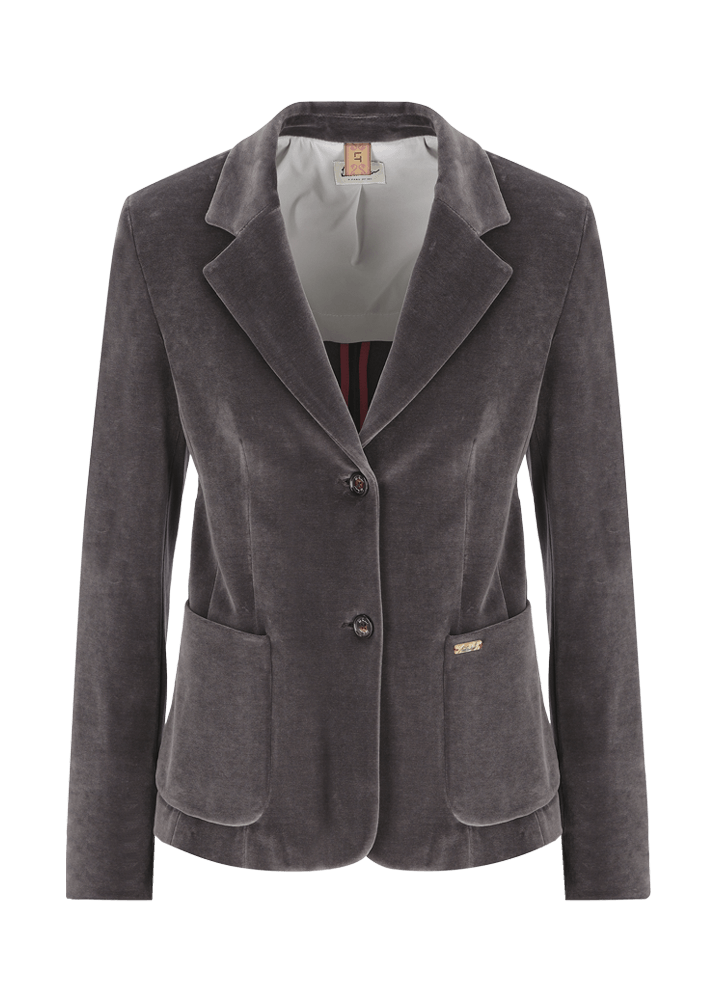 Luis Trenker Blazer in jersey di velluto Lurania Novità