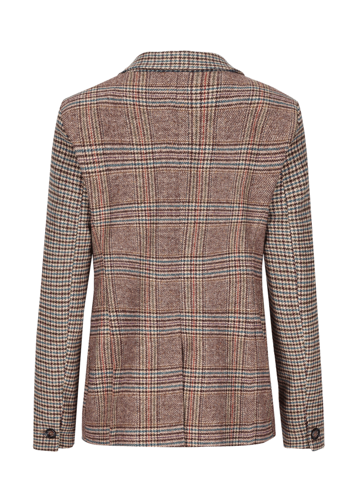 Luis Trenker Blazer con mix di fantasie Lurania Presa