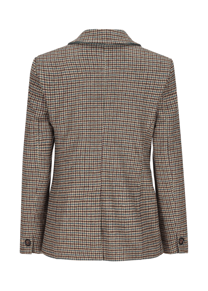Luis Trenker Blazer con motivo pied-de-poule Lurania Sconto