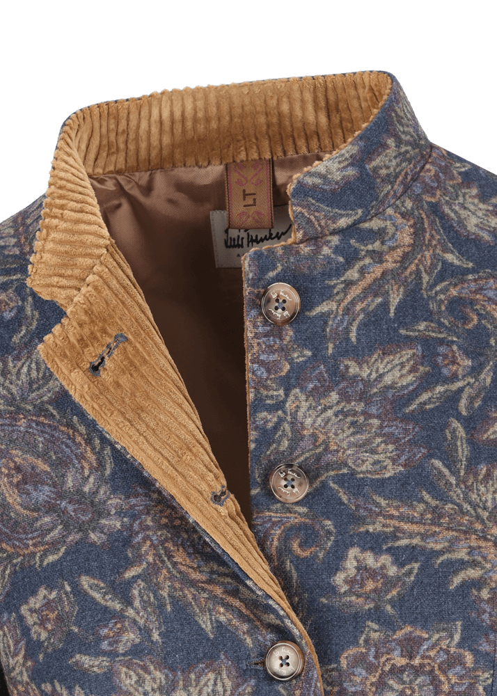 Luis Trenker Blazer con motivo paisley Luranda In Vendita