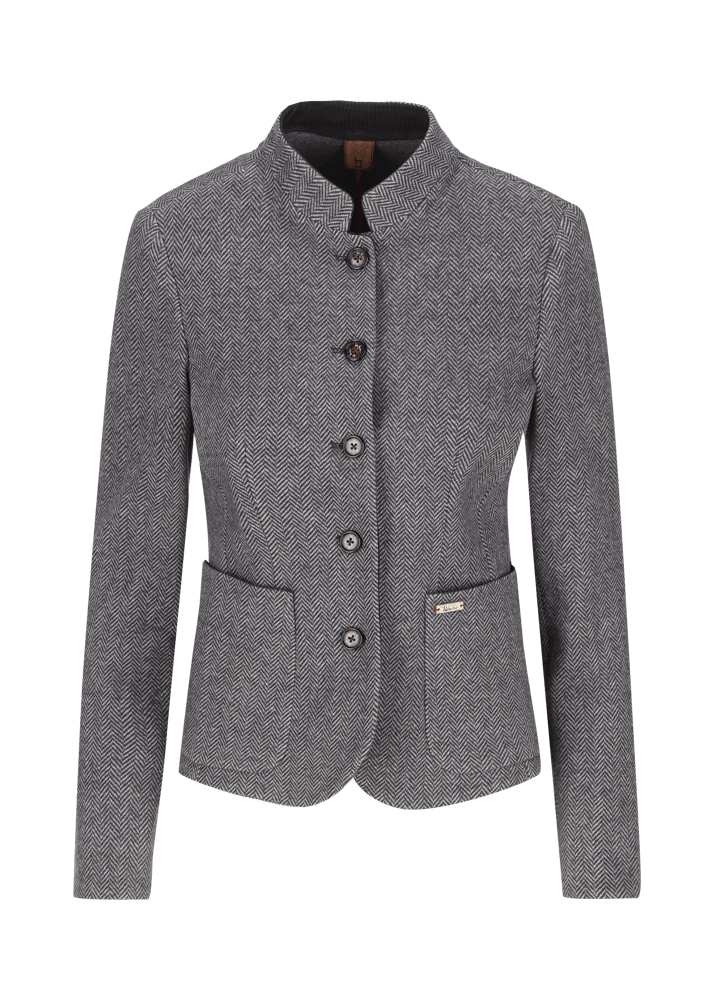 Luis Trenker Blazer con motivo a spina di pesce modello Luranda Offerte