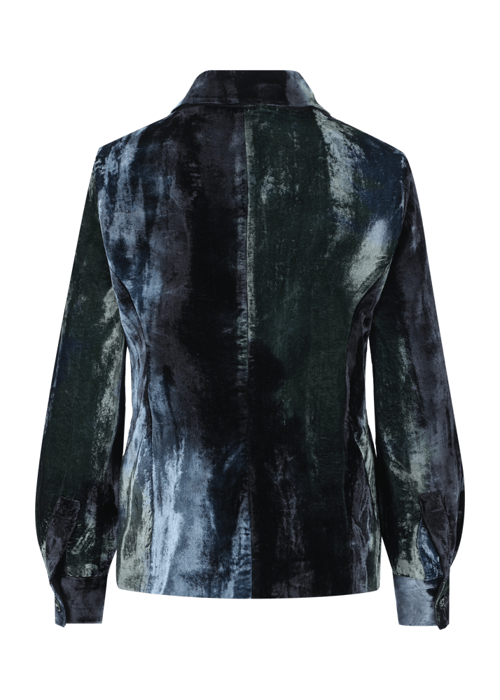 Luis Trenker Blazer in velluto con colletto alla Peter Pan Lurita Vendita Calda