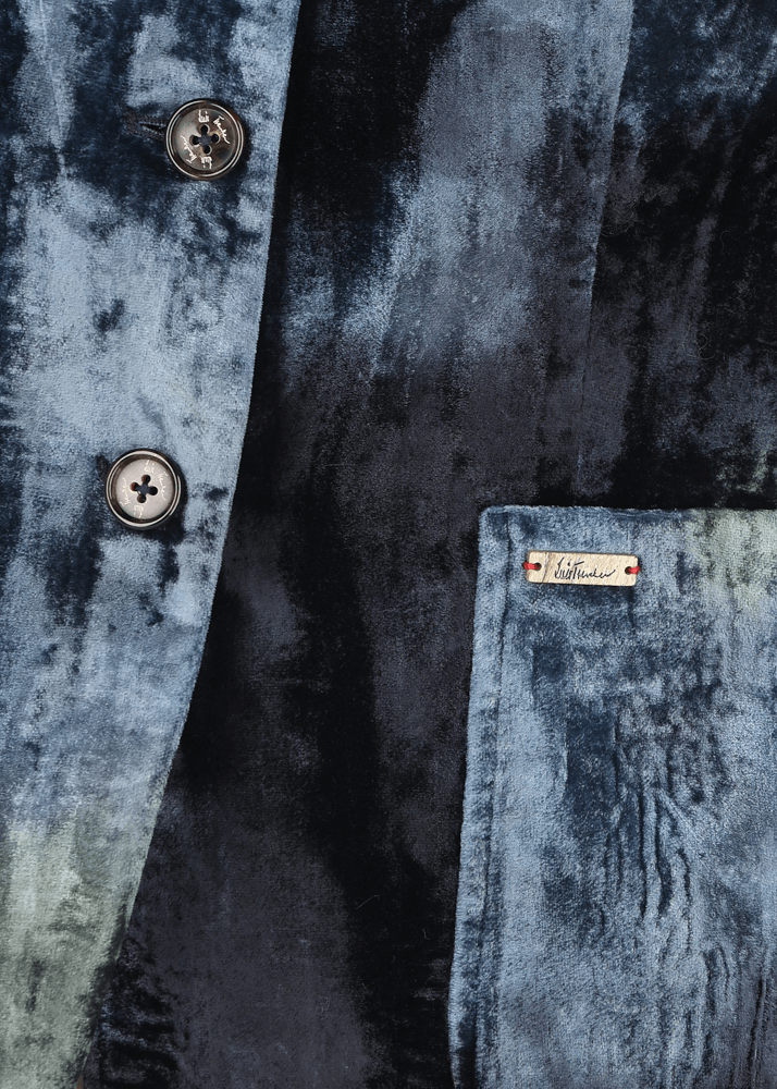 Luis Trenker Blazer in velluto con colletto alla Peter Pan Lurita Vendita Calda