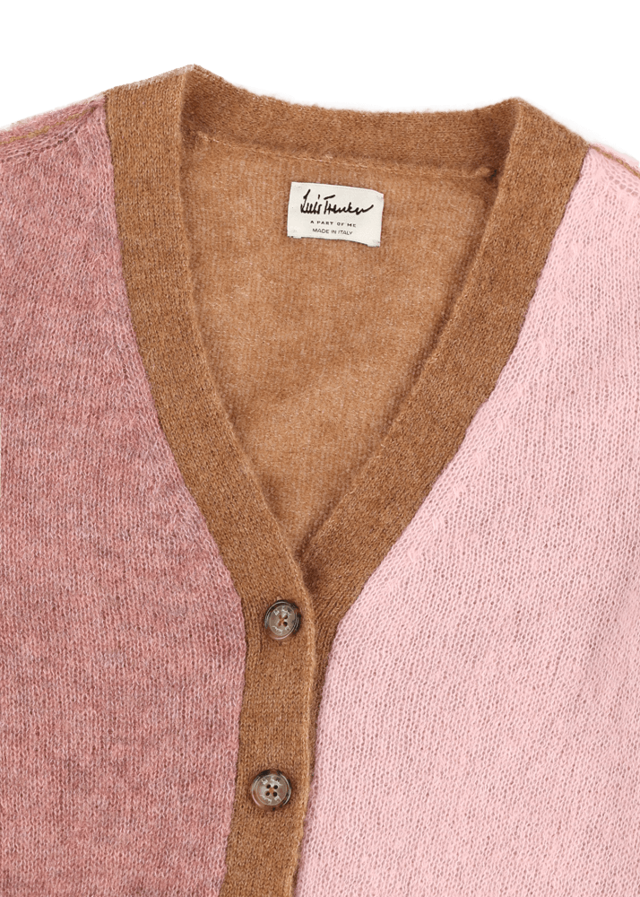 Luis Trenker Cardigan con effetto color block Luwadia Italy